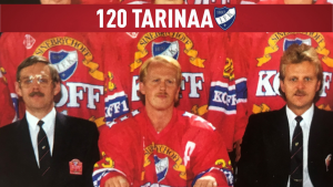 120 tarinaa IFK:sta – osa 118: Kuvassa keskellä Pertti Lehtonen