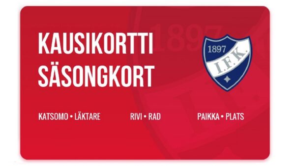 HIFK:n uusi mobiilikausikortti on julkaistu