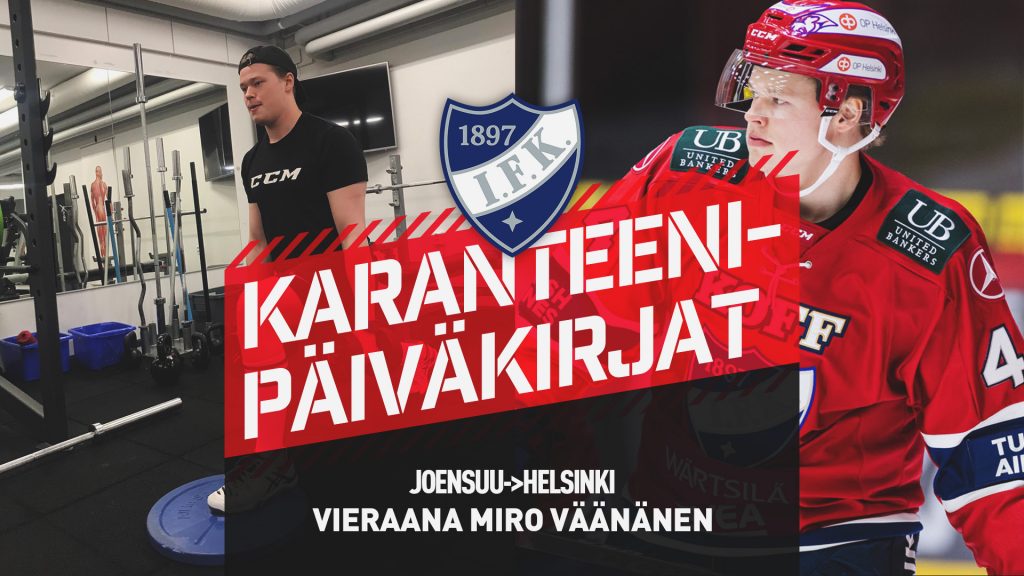 Karanteenipäiväkirjat – viimeinen osa: Vieraana Miro Väänänen