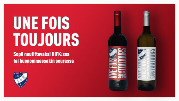 Uudet HIFK-viinit nyt myynnissä
