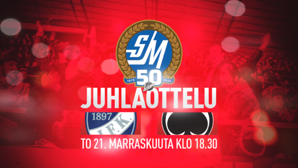 Liigan 50-vuotisjuhlaottelu torstaina Nordiksella