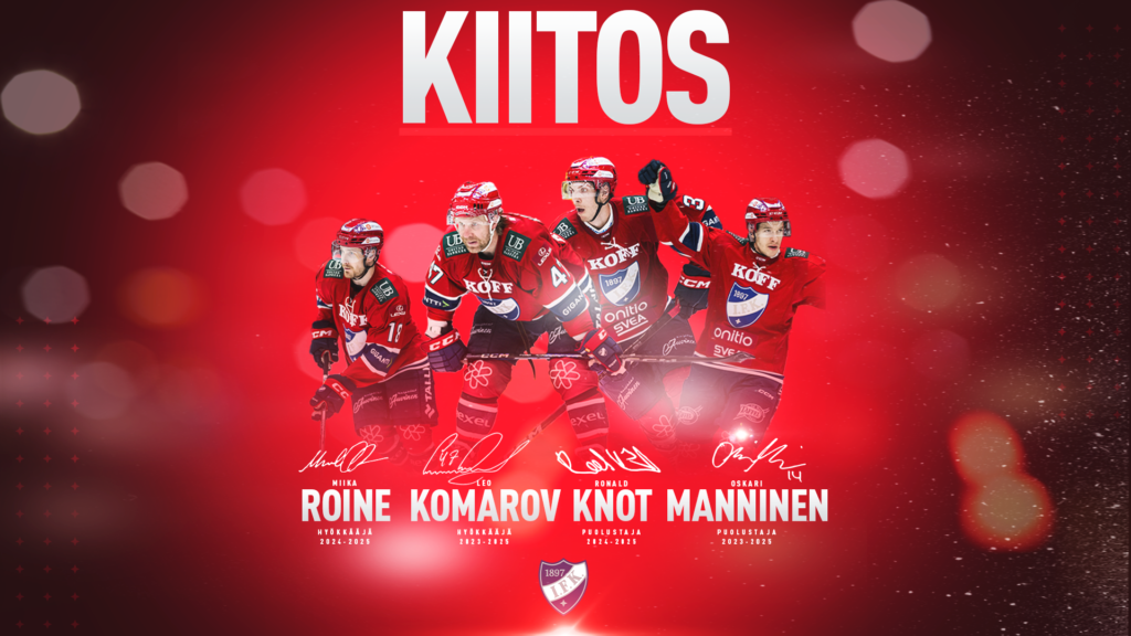 Kiitos! – Komarovin, Knotin, Mannisen ja Roineen sopimukset päättyvät