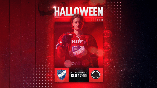 Halloween-ottelu lauantaina Nordiksella